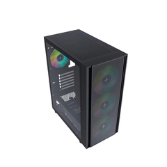 Vỏ case KENOO ESPORT EM700- 3F - Đen (E-ATX/Mid Tower/3 Quạt)
