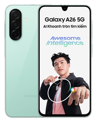 Điện thoại Samsung Galaxy A26 5G - 8GB/128GB - Xanh