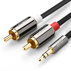 Cáp Audio 3,5mm ra 2 đầu RCA dài 5m Ugreen 10591 cao cấp