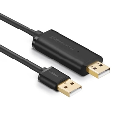 Cáp tín hiệu nối dài USB 2.0 có chip khuếch đại cao cấp Ugreen 20233 2M màu Đen