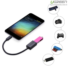 Cáp chuyển Micro USB to USB 2.0 OTG chính hãng Ugreen 10396