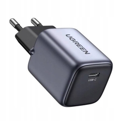 Củ sạc nhanh 30W GaN 1 cổng USB Type-C Hỗ trợ QC4+, PD3.0 Ugreen 90666 cao cấp (EU Plug)