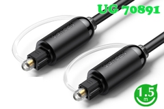 Cáp quang âm thanh Digital Optical Audio Toslink dài 1,5m Ugreen 70891 cao cấp