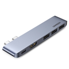 Cáp chuyển USB-C sang HDMI + Hub USB 3.0 + USB-C Ugreen 60559