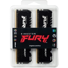 Ram PC Kingston FURY Beast RGB 16GB (2x8GB) DDR4 3200MHz