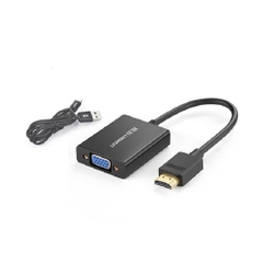 Cáp HDMI sang VGA có Audio Ugreen 40233 Chính hãng