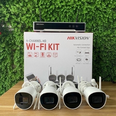 Trọn bộ Kit đầu ghi + 4 camera Wifi HIKVISION NK42W0H(D)