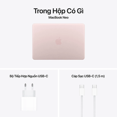 Laptop MacBook Neo 13 inch A18 Pro 8GB/512GB - Hồng Phớt
