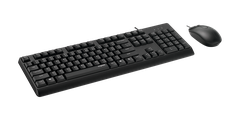 Bộ Bàn Phím Chuột Có Dây Rapoo NX1500 - Màu Đen, Full Size, 1000DPI