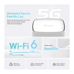Router 5G AX1800 Wi-Fi Gigabit Băng Tần Kép TP-Link Archer NX200