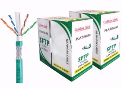 Cáp mạng Golden Link SFTP Cat 6 Chống nhiễu (Màu Xanh lá) TW1104-1 cuộn 305m