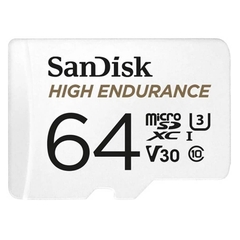 Thẻ nhớ SanDisk 64Gb High Endurance microSDXC™, UHS-I, C10, U3, V30, 100MB/s R, 40MB/s W, 5000Hrs, SD adaptor	SDSQQNR-064G-GN6IA