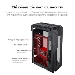 Vỏ case Asus ROG Z11 ITX (Mini ITX Tower/Màu đen)