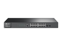 Switch quản lý L2 JetStream 16 cổng gigabit với 2 khe SFP TP-Link T2600G-18TS (TL-SG3216)