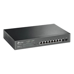 Switch TP-Link T1500G-10Mbs 8 cổng gigabit và 2 khe SFP