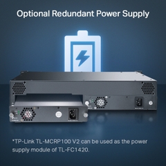 Khung lắp bộ chuyển đổi quang điện TP-Link TL-FC1420