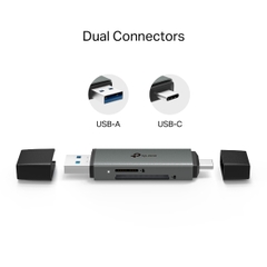 Đầu đọc thẻ USB 3.0 Type-C&A dành cho thẻ SD và microSD 3.0 TP-LINK UA430D