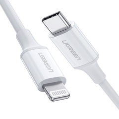 Cáp USB Type C to Lightning dài 0,5m màu trắng Ugreen 60747