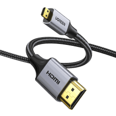 Cáp Micro HDMI to HDMI 4K@60Hz dài 1M Hỗ trợ HDR, 3D, ARC Ugreen 10550 cao cấp