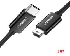 Cáp USB type C ra Mini USB Ugreen 50445 1M màu đen