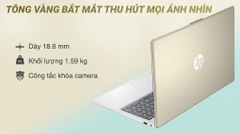 Laptop HP 15 fd0015TU A19C5PA (i7 1355U/ 16GB/ 512GB SSD/ 15.6 inch FHD/ Win11/ Gold)