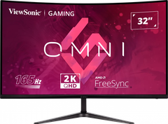 Màn hình cong Viewsonic VX3218C-2K gaming 32 inch, 165Hz, QHD, 1ms, AMD FreeSync™ Premium