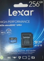 Thẻ nhớ MicroSD Lexar 256GB class 10 U3 633x