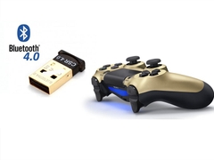 Tay DualShock 4 GOLD + Bluetooth 4.0 (PC)