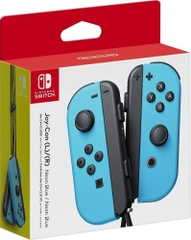 Bộ 2 tay cầm Joy-Con Neon Blue (Tặng Set 4 núm Mario)