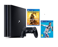 Máy PS4 Pro 1TB + Tặng 2 đĩa game MK11 và Fifa19