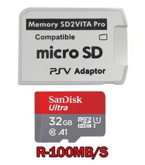 Thẻ nhớ SanDisk Ultra 32GB micro SD + Áo thẻ PSV 2.0