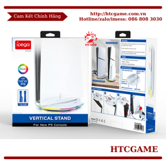 Chân đế Vertical Stand cho PS5 Fat/Slim có đèn RGB + cổng USB sạc Ípega PG-P5S035SA