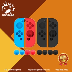 Ốp Silicon + núm bảo vệ Tay cầm Joycon Nintendo Switch