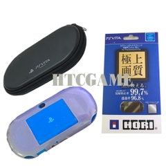 Set Bao da + ốp toàn thân + Dán cường lực bảo vệ cho PSVita 1000