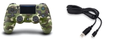 Tay cầm PS4 Camogreen + Dây cáp sạc xịn