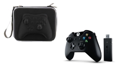 Bộ Tay cầm Xbox One kèm Wireless Adapter cho Windows 10 + Túi đựng loại to