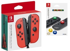 Bộ 2 tay cầm Joy-Con Neon Red (Tặng Set 4 núm Mario)
