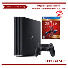 Máy PS4 PRO 4K 1Tb  + Game Spider Man GOTY
