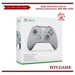 Tay cầm chơi game Xbox One S Wireless Controller ( Grey/Green )