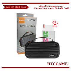 Túi đựng OIVO Carry Case Cứng + Miếng Dán Cường Lực Hàng Cao Cấp NS