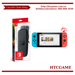 Túi bao đựng máy Switch + Miếng Dán Cường Lực Nintendo Switch
