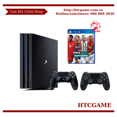 PS4 PRO 4K 1TB 7218B 2 TAY CẦM + PES 2021 ASIA DIGITAL