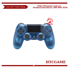 Tay chơi game DualShock 4/Xanh Trong Suốt Crystal Blue CUH - ZCT2G 19