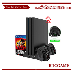 Chân Đế Quạt Sạc Đa Năng Có Đèn Báo PS4 TP4-882C