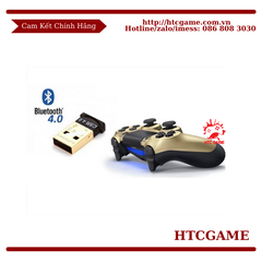 Tay DualShock 4 GOLD + Bluetooth 4.0 (PC)