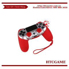 Bọc bảo vệ Silicon cho tay cầm PS4  +2 núm analog