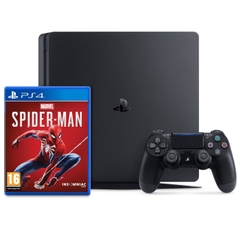 PS4 Slim 500GB - Marvel's Spider Man Bundle