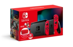 MÁY CHƠI GAME NINTENDO SWITCH BUNDLE MARIO KÈM 2 GAME RABBIDS KINGDOM BATTLE + STARLINK - NEW MODEL 2019