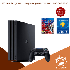 Máy PS4 PRO 1TB + PES20 Digital + Plus 12 tháng ASIA