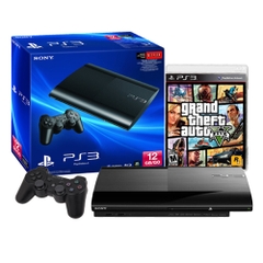 PlayStation 3  Super Slim 12GB + 1 đĩa GTA V ( New 100% )